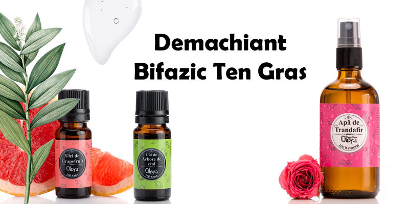 Demachiant Natural Bifazic pentru ten mixt/gras
