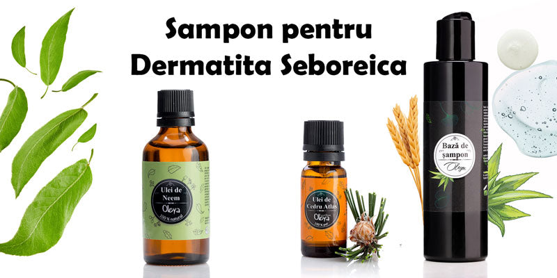 Dermatita Seboreica Sampon Natural pentru cu ulei esential de Rozmarin