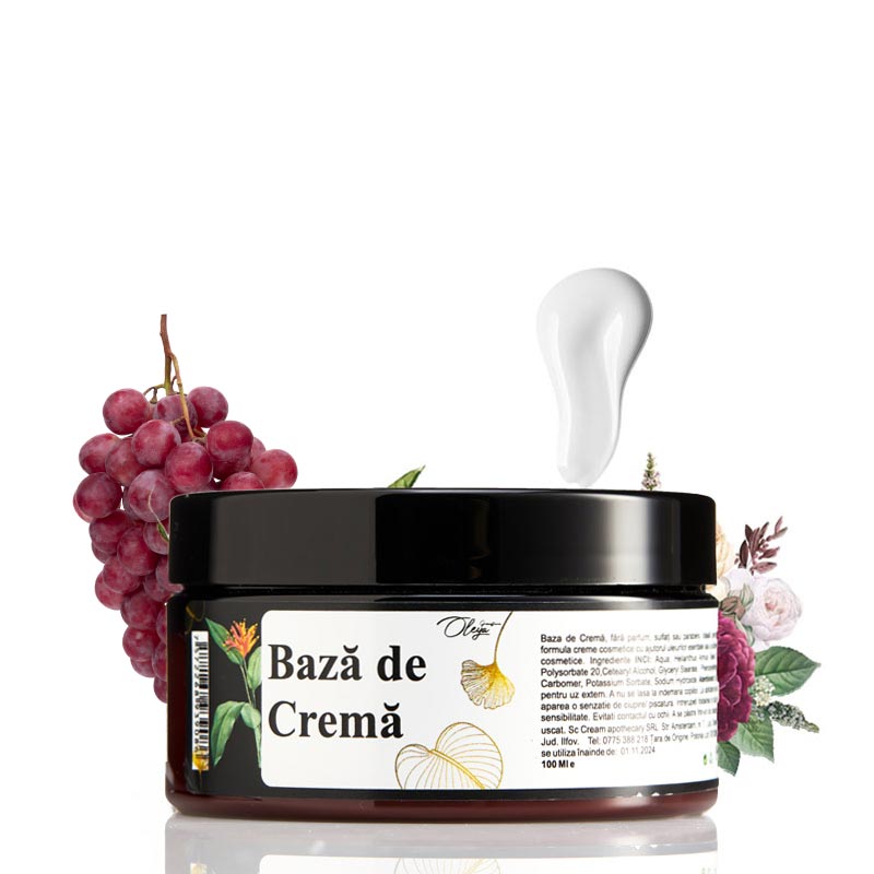 Baza de crema, fără sulfaţi şi parabeni