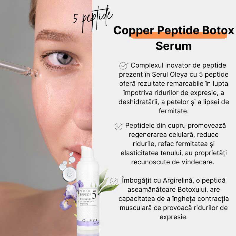 Copper Peptide Serum - Ser cu 5 peptide si acid hialuronic