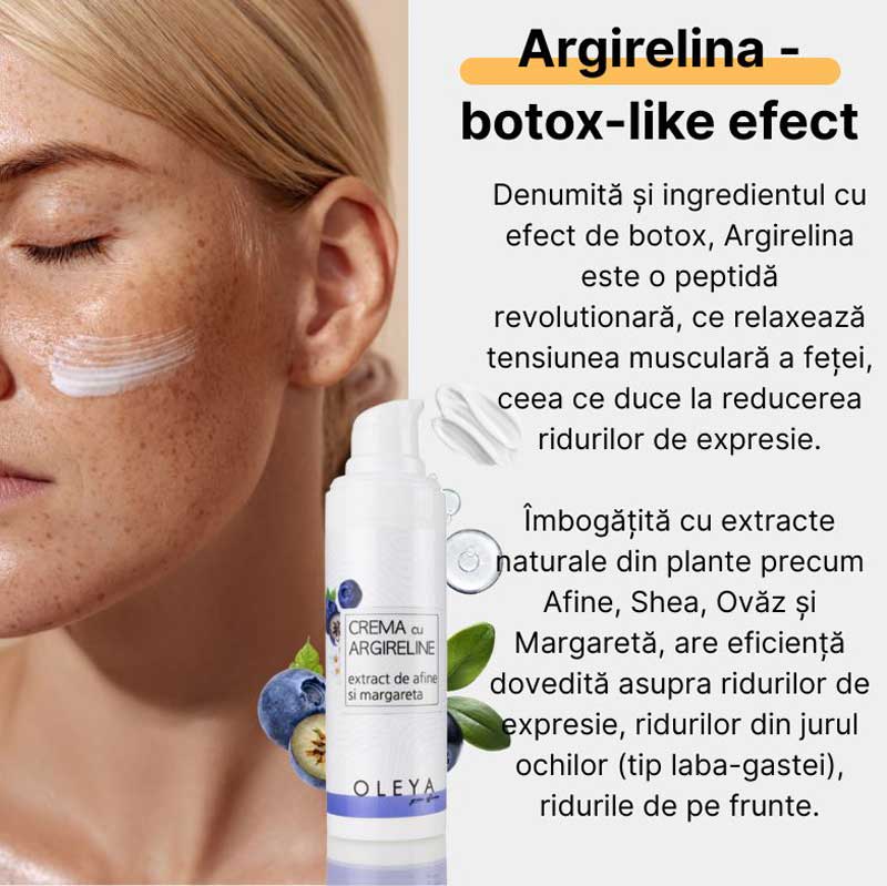 Anti-Age BOTOX efect - Crema Antirid cu Argireline si Afine