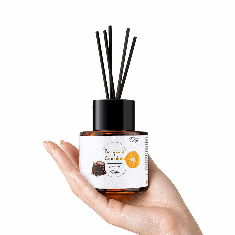 Reed  Diffuser - Parfum camera cu betisoare - Portocala si Ciocolata
