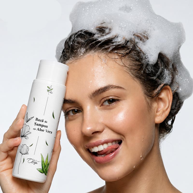 Baza de sampon cu Proteina de Grau si Aloe Vera