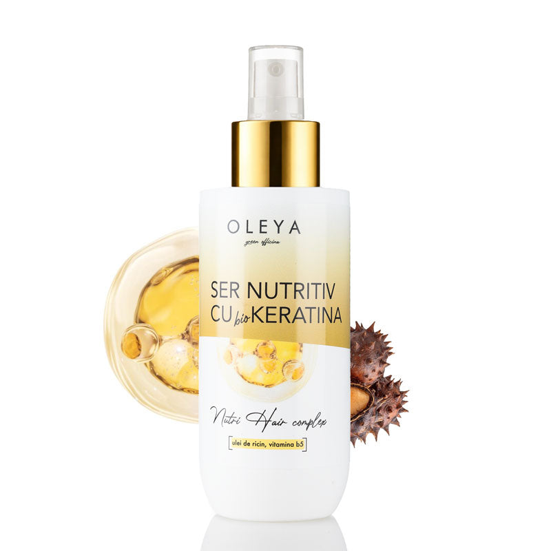 Nutri-hair Complex - Ser nutritiv cu bio-keratina, ulei de ricin și panthenol