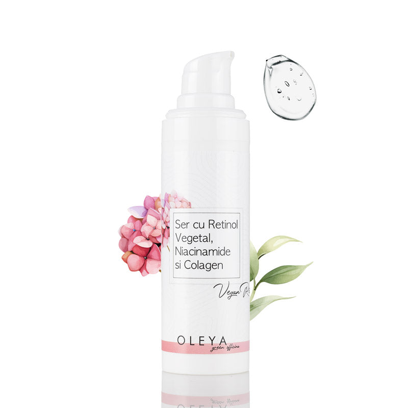Bio-Retinol Serum- Ser cu Retinol vegetal, Niacinamida si Colagen