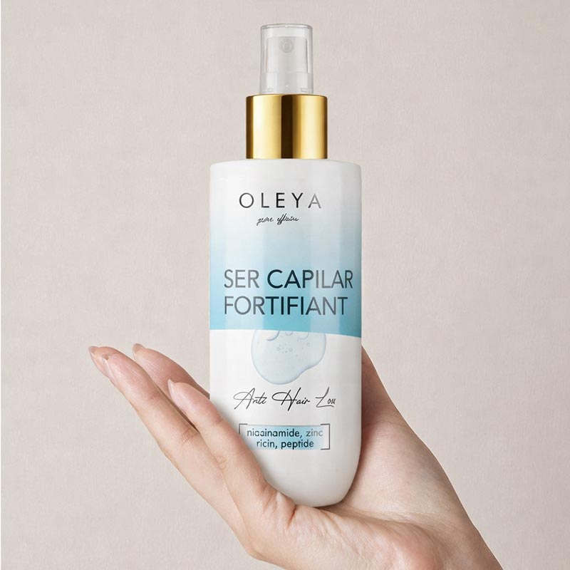 Anti Hair Loss - Ser capilar fortifiant cu niacinamide, zinc, ulei de ricin și peptide