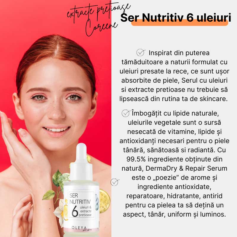 DermaDry & Repair - Ser Nutritiv 6 uleiuri si extracte pretioase Coreene