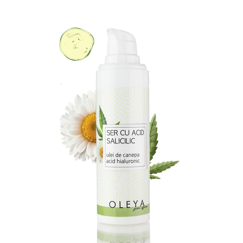 Sebum Control - Ser cu Ulei de Canepa, Acid Hialuronic si Acid Salicilic ( BHA )