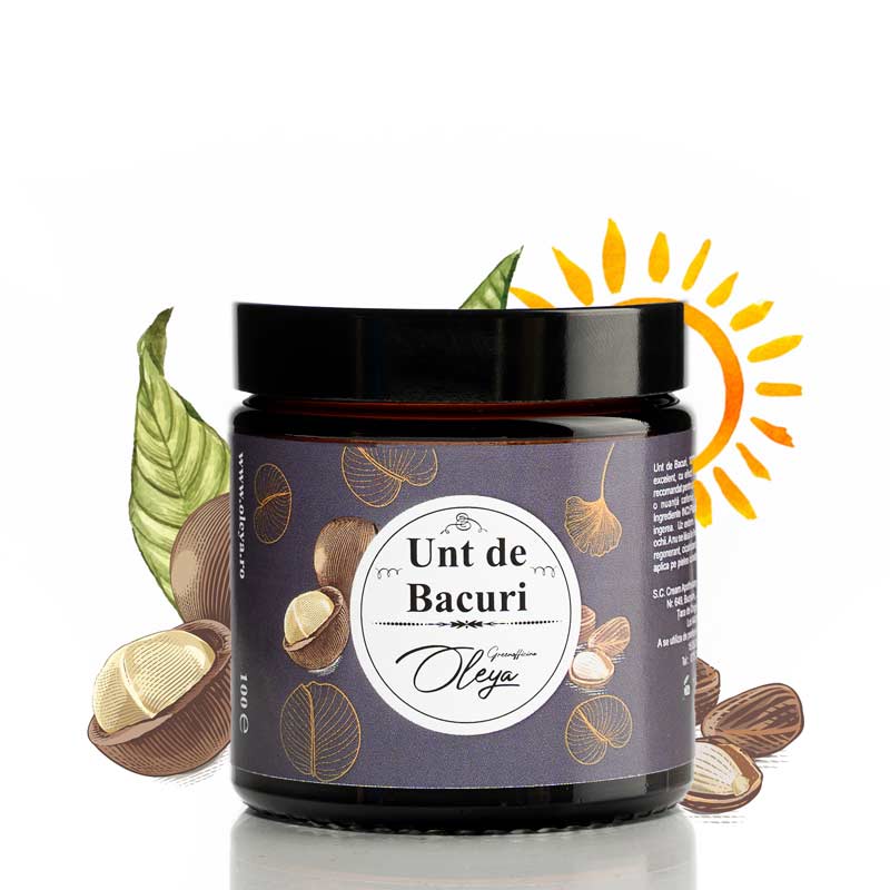 Unt de Bacuri nerafinat, 100% natural - Autobronzant