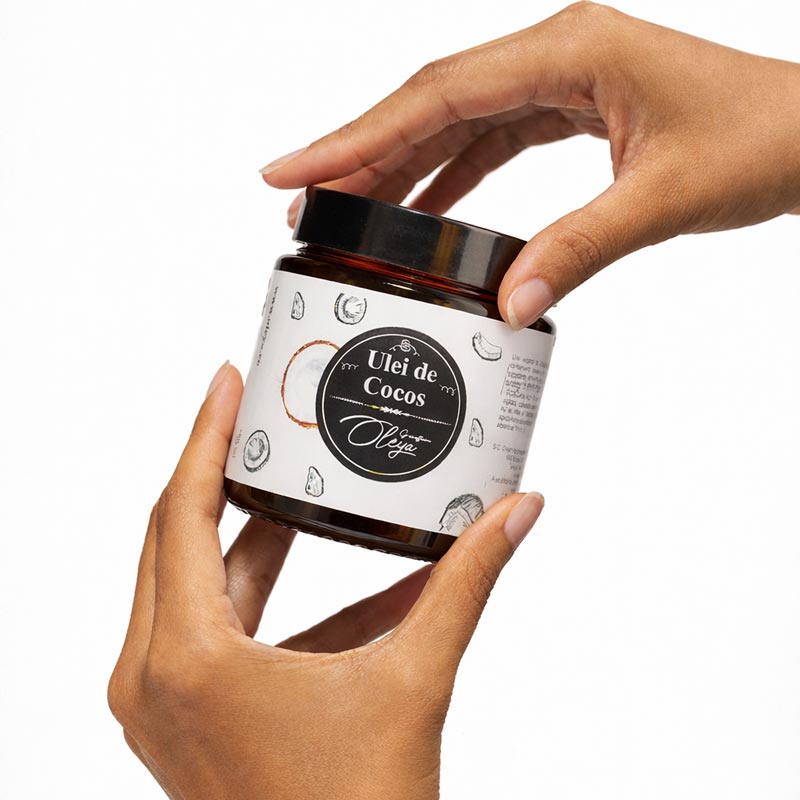 Ulei de Cocos ORGANIC, presat la rece, extravirgin